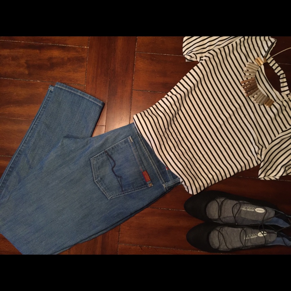 7 for all mankind Roxanne skinny jeans, size 32